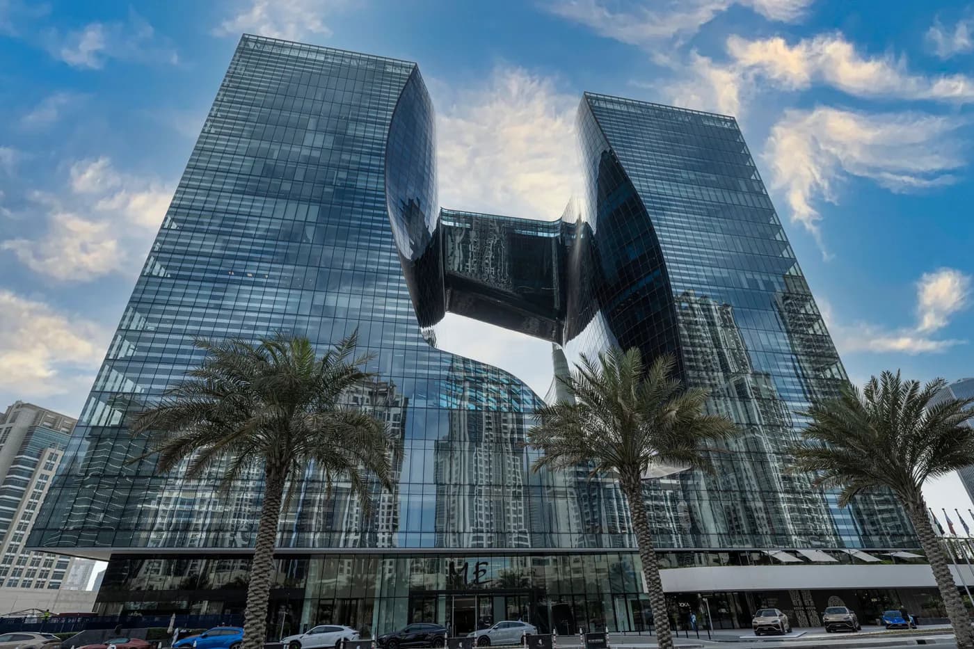 The Opus by Omniyat, the glass cube-shaped tower in Business Bay